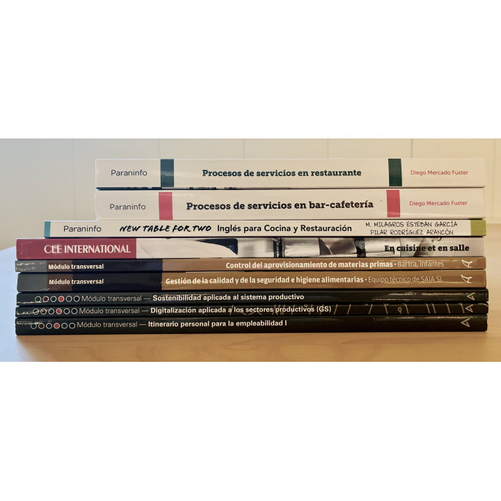 MANUALES 1º CURSO GS. DIRECCIÓN DE SERVICIOS DE RESTAURACIÓN